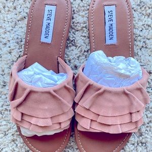 Steve Madden, Blush, slides, 6.5
